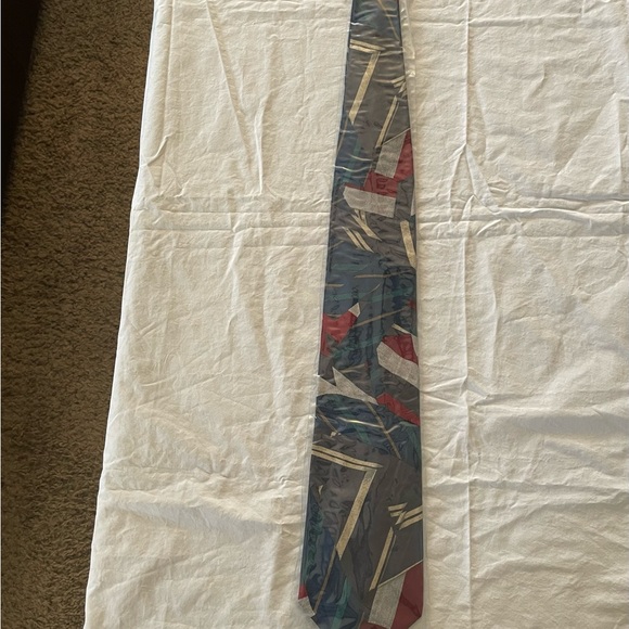 2-New Vintage 1980’s Claude Montana Abstract Ties  100% Silk Ties Made in Italy - Picture 4 of 9